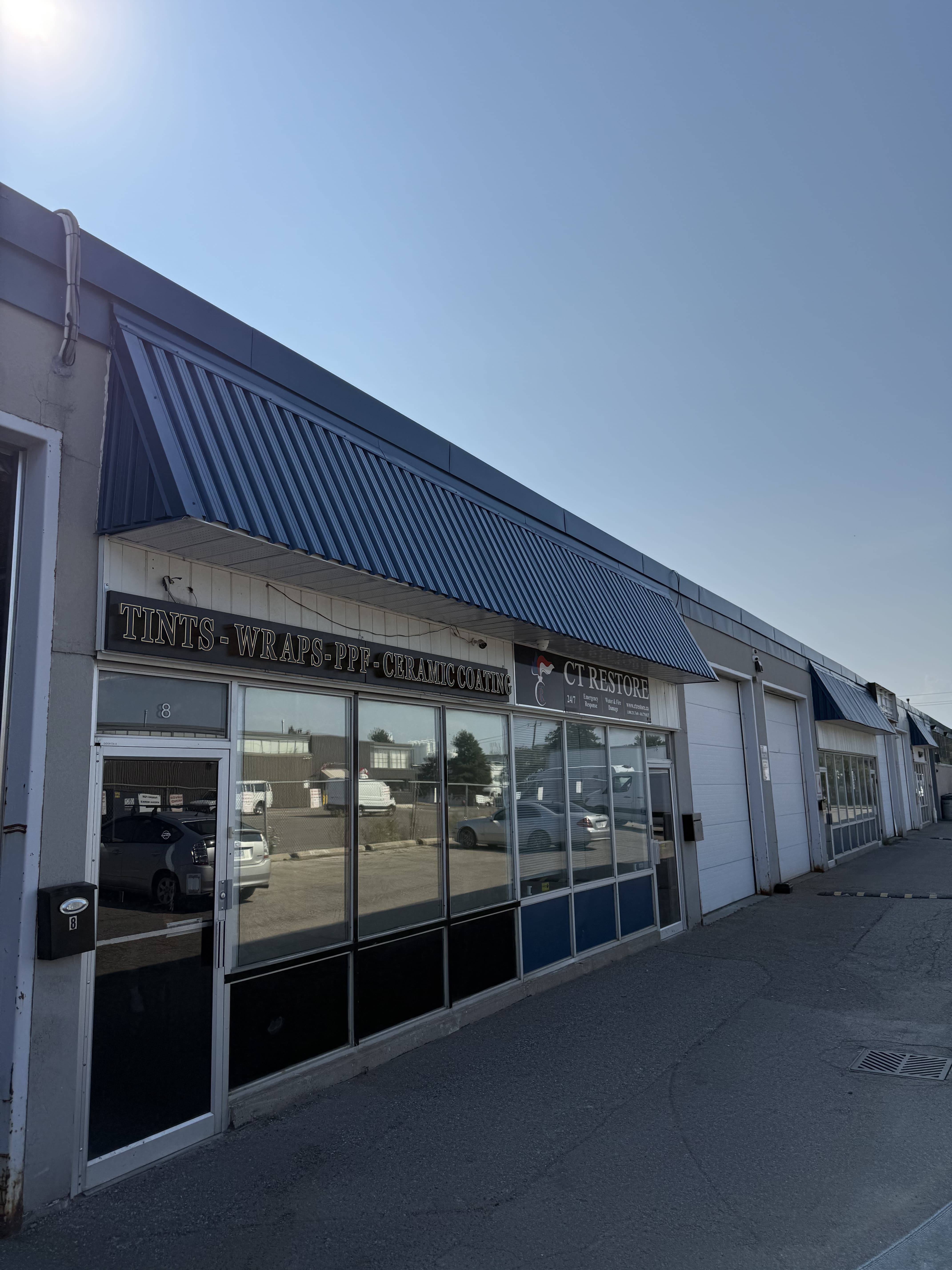 Completed siding repair